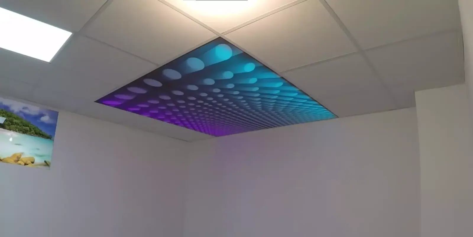 3D натяжной потолок для офиса — Воткинск, улица им. Вадима Сивкова, 109, фото 1
